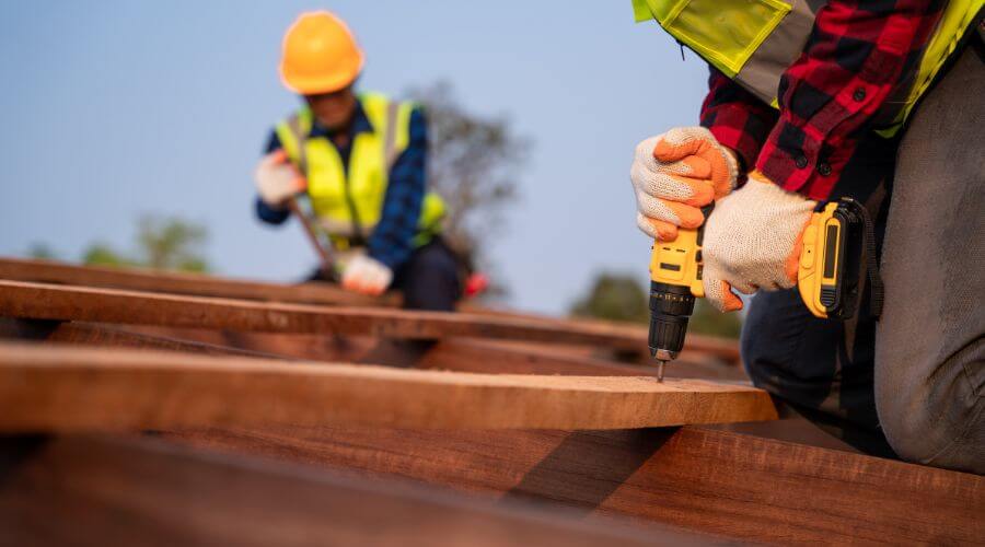 Professional New roof installation in Hessmer, LA